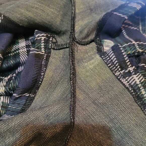 Francesca's Janis Sleeveless Plaid Utility Romper - Picture 11 of 14